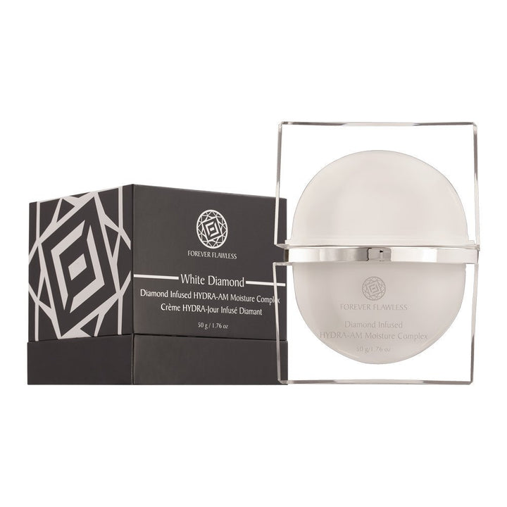 Forever Flawless HYDRA-AM Anti-Wrinkle Daily Moisturizer Cream. White Diamond Daily Moisturizer for Maximum Hydration and Flawless Look!