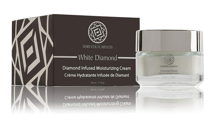 Forever Flawless Luxury Moisturizing Face Cream. Diamond Infused Anti-Aging Cream. For a 24/7 Day/Night Optimal Hydration Level and For a Radiant, Flawless Appearance.