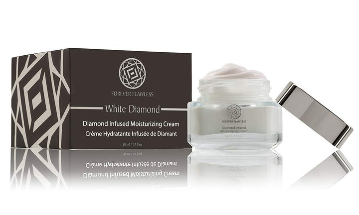 Forever Flawless Luxury Moisturizing Face Cream. Diamond Infused Anti-Aging Cream. For a 24/7 Day/Night Optimal Hydration Level and For a Radiant, Flawless Appearance.