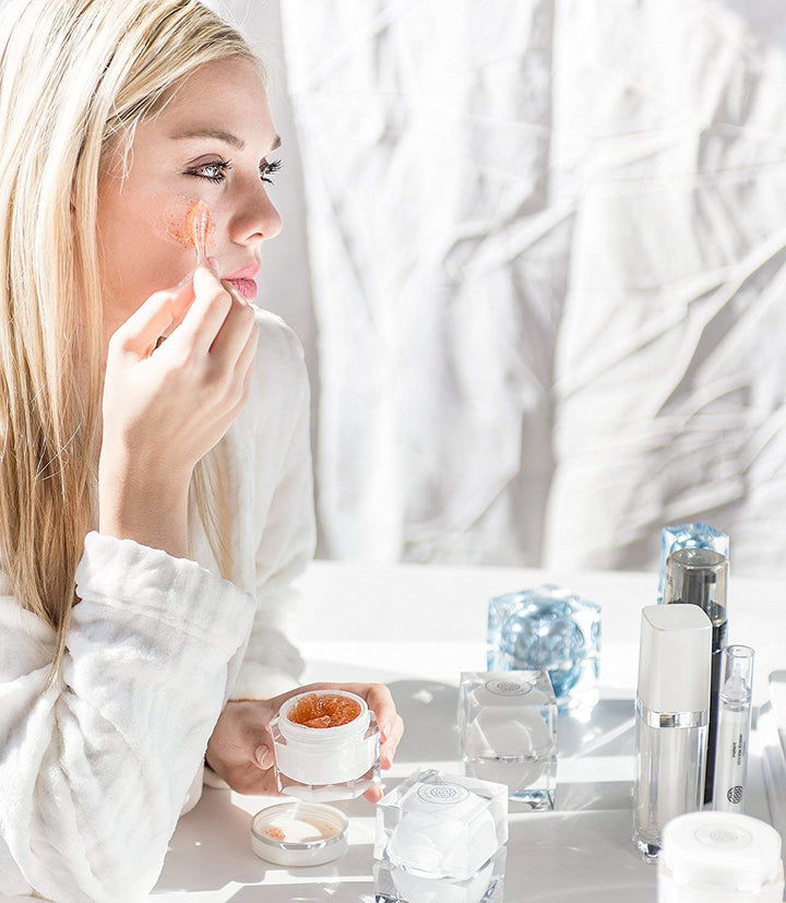 Forever Flawless Facial Peeling Gel and Moisturizing Cream. Two-Step Face Treatment. SPA Exfoliation at Home and Optimal Hydration for a Flawless Look